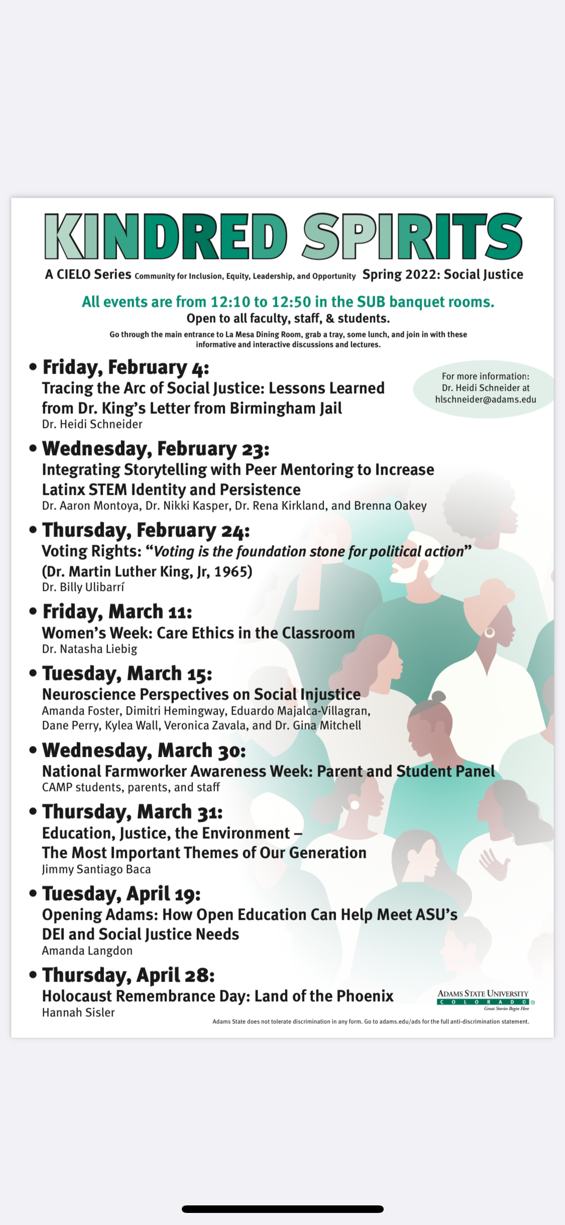 Adams State University Events Calendar